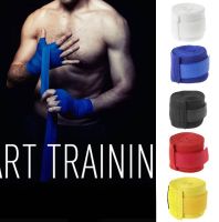 1pcs/2.5m Cotton Bandage Boxing Wrist Bandage Hand Wrap Combat Protect Boxing Kickboxing Muay Thai Handwraps Training Gloves