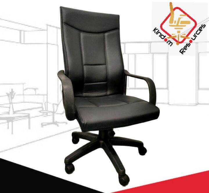 Office Director Chair PU Leather Rocking Function Made In Malaysia With 2 Year Full Chair