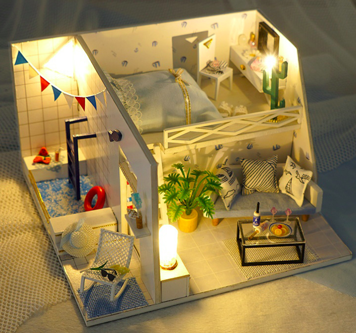 Dollhouse Tianyu diy hut TD23 Lazada.co.th