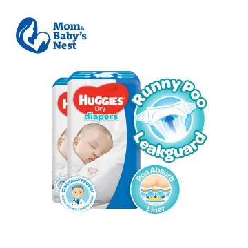 Huggies Dry Taped Diapers Newborn 40s