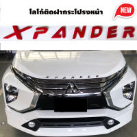 New ป้ายโลโก้ ตัวอักษร สติ๊กเกอร์ 3D Mitsubishi XPANDER เอ็กซ์แพนเดอร์ Logo Sticker XPANDER สีแดง