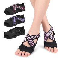 hot【DT】 Foot Support Brace Socks Non-Slip Gym Shoes Flat Anti-Slip Sole Ballet Pilates