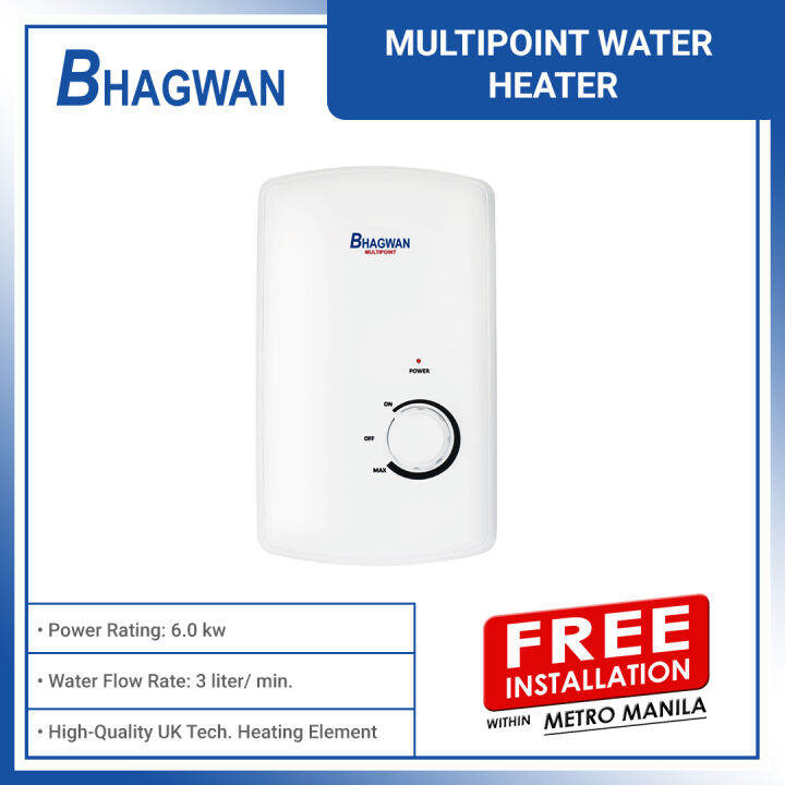 Bhagwan Electric Water Heater Multi Point set for Shower BHC-3588 Model |  Lazada PH