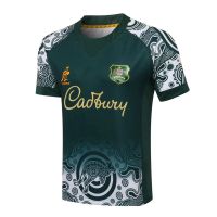 2022 Australia WALLABIES HOME GOLD RUGBY JERSEY SHIRT Australia WALLABIES Rugby Shirt