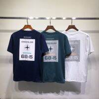 เสื้อยืดแขนสั้น6815 19ss เกาะหินพิมพ์ออฟเซ็ต