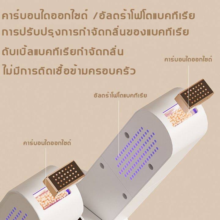 เครื่องเป่ารองเท้า-เครื่องขจัดความชื้นรองเท้า-ไม่ทําร้ายรองเท้าลดเชื้อแบคทีเรีย-ดับกลิ่น-รองเท้าอบแห้งเร็ว-shoe-dryer-shoe-ozone-เครื่องอบรองเท้า-เครื่องเป่ารองเท้า-อเนกประสงค์-เครื่องทำความสะอาดรองเท