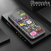 Chenyyka เคส M02s A03s A02s M02 A02ลายการ์ตูน,เคสนิ่มบางมีน้ำค้างแข็งโปร่งใสบางขอบสี่เหลี่ยมแข็งกันกระแทกปลอกซิลิโคนป้องกันคลุมทั้งหมดปลอกสำหรับ Samsung ลายการ์ตูน