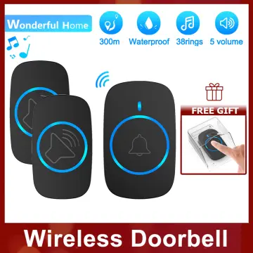 Door Bell for Home Electrical Long Range Wireless Door Bell Waterproof IP55  Ding Dong Bell with