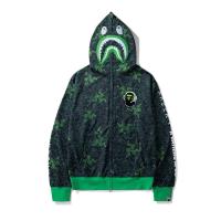 BAPE Bape Razer แจ็คเก็ตรูดซิปมีหมวกลายพราง E-Sports เสื้อสเวตเตอร์ฉลามทรงหลวมลำลองสำหรับผู้ชายและผู้หญิงสไตล์เดียวกัน