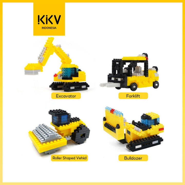 KKV Jike Building Blocks Vehicle / Blok Mainan Kendaraan Lazada