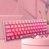 Keycaps Keycaps เชอร์รี่ความสูง Pbt Dye Sublimation Keycap สำหรับ Gk61/64/68/108 GMMK PRO คีย์บอร์ดเล่นเกมกล K70 Iso ตัวครอบปุ่มคีย์บอร์ด