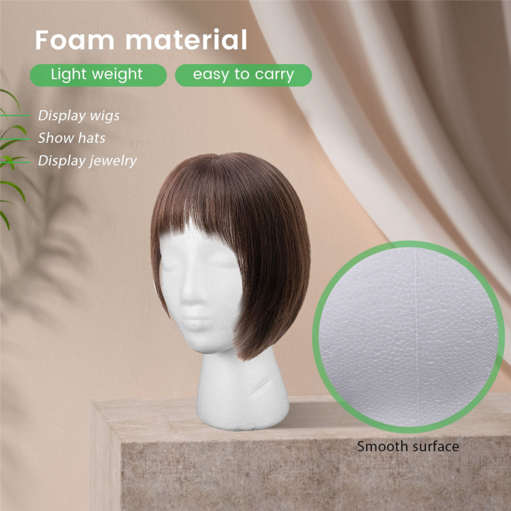 foam-mannequin-wig-head-display-hat-cap-wig-holder-white-foam-head