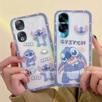 ใหม่ เคส Phone Case Honor90 90 Lite X8a X8 X6 X5 4G 5G Huawei Nova Y71 Ins เคส ใสการ์ตูนน่ารักสติทช์ เคสโทรศัพท์ การ์ตูนร้อนกันการตกฝาหลัง Cover 2023