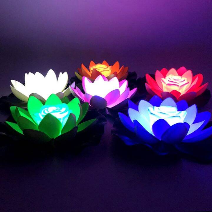 led-flower-lights-1pcs-buddhism-blessing-wishing-lamp-floating-fountain-pond-garden-pool-night-lamp-landscape-garden-decor-lamp