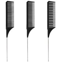 【YF】✴  Large and Small Toothed Needle-point Tail Comb Tip-tail Hair Highlighting for Stylist