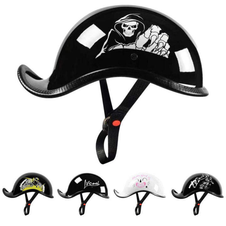 Retro Halfs Helmets Retro Halfs Helmets Dovetail Motorbike Open Face