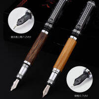 Duke Confucius Fountain Pen Relief Elegante Copper 0.7Mm 1.2Mm Stationery Office School Supplies Writing Gift