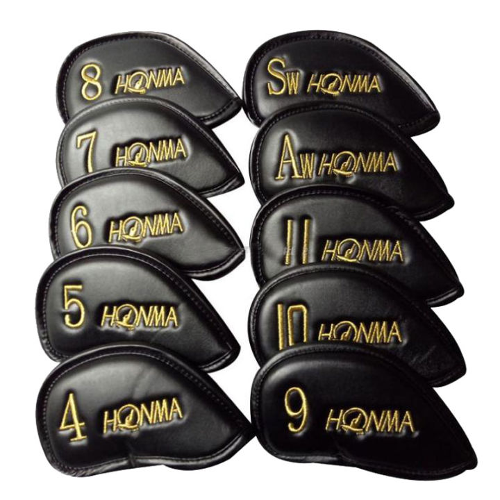 2023-new-honma-golf-headcover-pu-irons-head-cover-4-11-s-a-unisex-yellow-or-red-golf-clubs-head-cover-free-shipping