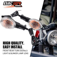 For Street Twin 2016-2022 Front Rear Turn Signals Light &amp; Blinker Lamp Lens Motorcycle Flashing Bulb Indicators Accessories