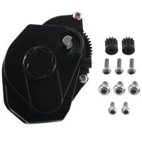 CNC Metal Complete Transmission Gearbox for 1/24 RC Crawler Car Axial SCX24 Deadbolt C10 JLU Gladiator Bronco Upgrade