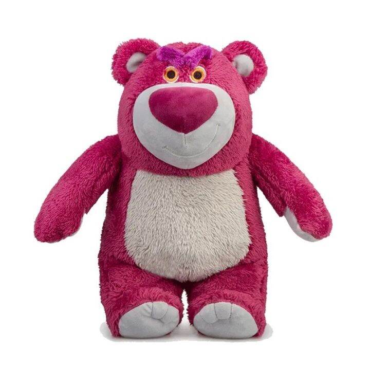 Disney Toy Story 3 Lotso Kawaii Strawberry Bear Stuffed Toys Cartoon 