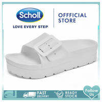 Scholl รองเท้าแตะสตรีพื้นหนาที่เพิ่มขึ้นแบบสบาย ๆ รองเท้าผู้หญิงแฟชั่นประดับเพชร Scholl รองเท้าสกอลล์-ลาล่า Lala รองเท้าแตะสวม ผู้หญิง รองเท้าสุขภาพ นุ่มสบาย กระจายน้ำหนัก