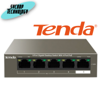 สวิตช์ Tenda 5-Port Gigabit Desktop Switch with 4-Port PoE (TEG1105P-4-63W) ประกันศูนย์ เช็คสินค้าก่อนสั่งซื้อ