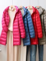 ZZOOI SEDUTMO Ultra Light Thin Women Winter Duck Down Coat Fashion Oversize Quilted Long Warm Remove Hooded Puffer Jacket  ED1878