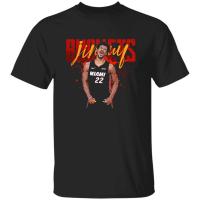 เสื้อยืด ผ้าฝ้าย พิมพ์ลาย Jimmy Butler Miami ทําความร้อน สําหรับผู้ชาย S-5XL