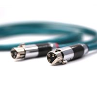 8NX OFC pure copper audio interconnect cable with carbon fiber XLR plug