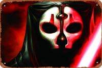 โปสเตอร์ Darth Nihilus ลายป้ายดีบุกย้อนยุคป้ายตกแต่งโลหะตกแต่งศิลปะบนผนังขนาด8X12นิ้ว