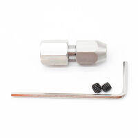 J12Pcs RC Boat Flexible Coupling CNC Stainless Steel Flex Collet Coupler