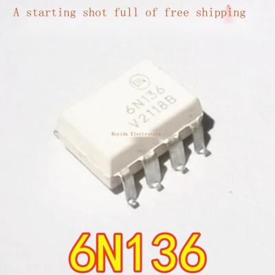 10ชิ้น6N136 SOP-8 SMD 6N136SD Optocoupler ชิป Ic 6N136SDM 6N136S นำเข้าใหม่