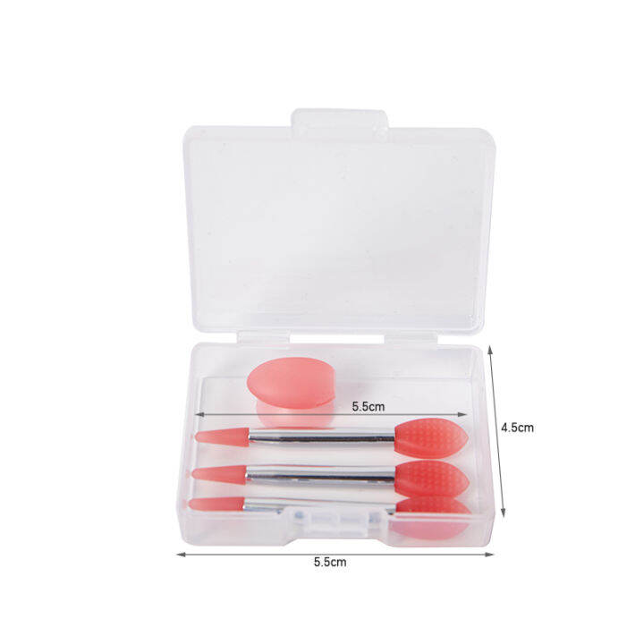 lowest-price-mh-3pcs-ซิลิโคน-lip-balms-lip-mask-brush-with-sucker-dust-cover-แปรงแต่งหน้า