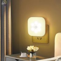 【CC】 Night Lights Plug-In Lamp with Sensor Small lights for Room Corridor Closet