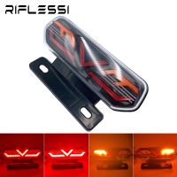 1 x 12V LED Tail Light Motorcycle Rear Lights With Turn Signals ATV Taillight Motorbike Brake Light Directional Indicator Lamp