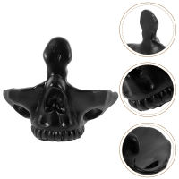 Ajigo【Hot Sale】 Skull แว่นตา Stand Holder Creative Eyeglass Holder แว่นตากันแดด Display Rack เรซิ่น Skull Sculpture