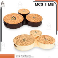 Magie Bongos Drum กลองบองโก้ รุ่น MCS 3 MB เครื่องเคาะจังหวะ เครื่องดนตรี กลองพกพา