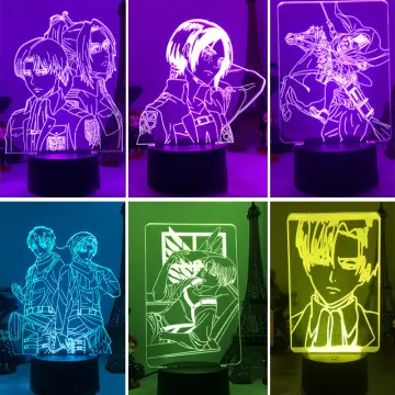 Attack on Titan Mikasa Anime Light Box for Bedroom Decoration