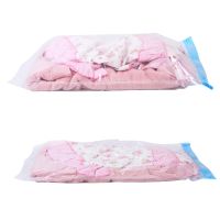 1Pc Space Saver Storage Bag for Travel Organizer Without Air Pump Travel Compress Vacuum Roll Up 35x50/40x60cm Sizes Products