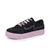 Classic Women Canvas Casual Sneakers Ladies Lace Up Shoes