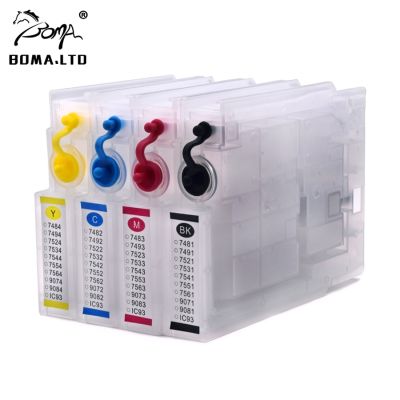 T7481-T7484 T9071-T9074 T9081-T9084 Refillable Ink Cartridge With Chip For EPSON WF 6090 WF 6590 WF 6530 WF 8590 WF 8090 Printer