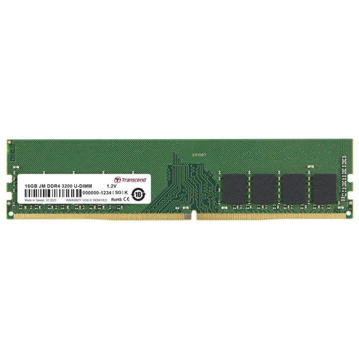 transcend-16gb-ddr4-3200-u-dimm-memory-ram-for-desktop-แรมสำหรับเครื่องคอมพิวเตอร์ตั้งโต๊ะ