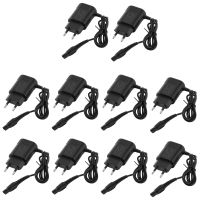 R 10X Shaver For EU Wall Plug Ac Power Adapter Charger For Philips Electric Shaver Adapter For Hq8505/6070/6075 (EU Plug)