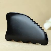 SPA Acupuncture Scraping Body Foot Back Face Neck Massager Beauty Guasha Board Black Bian Stone Gua Sha Massage Tools