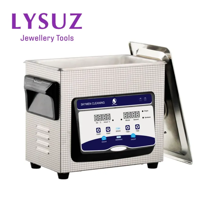 Stainless Steel Digital Ultrasonic Cleaner 3.2L Heater Timer Electric ...