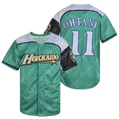 Retro Shohei Ohtani #11 Baseball Jersey Hokkaido Nippon-Ham Fighters Sewn  White