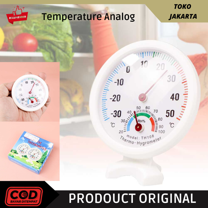 Anymetre Analog Hygrometer Temperature Humidity Monitor - TH-108 ...