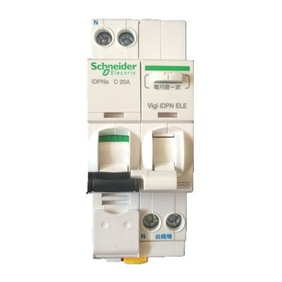 Schneider Electric MCB IDPNa เบรกเกอร์ขนาดเล็ก1P + N พร้อม30mA ป้องกันการรั่วซึม Vigi Idele 6A 10A 16A 20A 25A 40A 32A