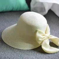 หมวกสานปีกกว้าง หมวกโบว์ใหญ่ หมวกกันแดด หมวกพกพา หมวกพับเก็บได้ หมวกแฟชั่นหญิง หมวกเที่ยวทะเล หมวกปานามาหมวกบักเก็ต หมวกจักสาน